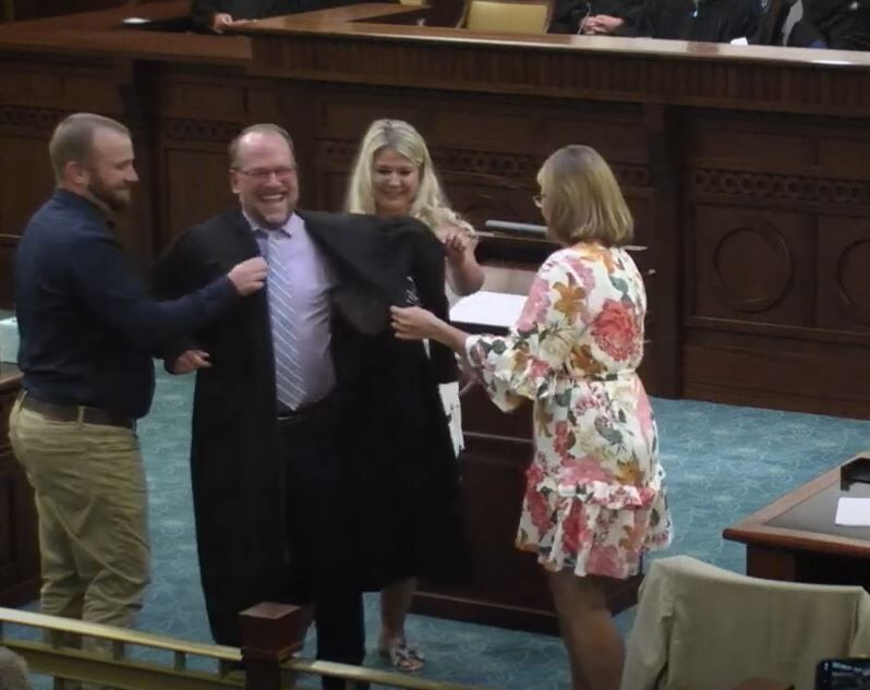 Judge Tim Schutz investiture